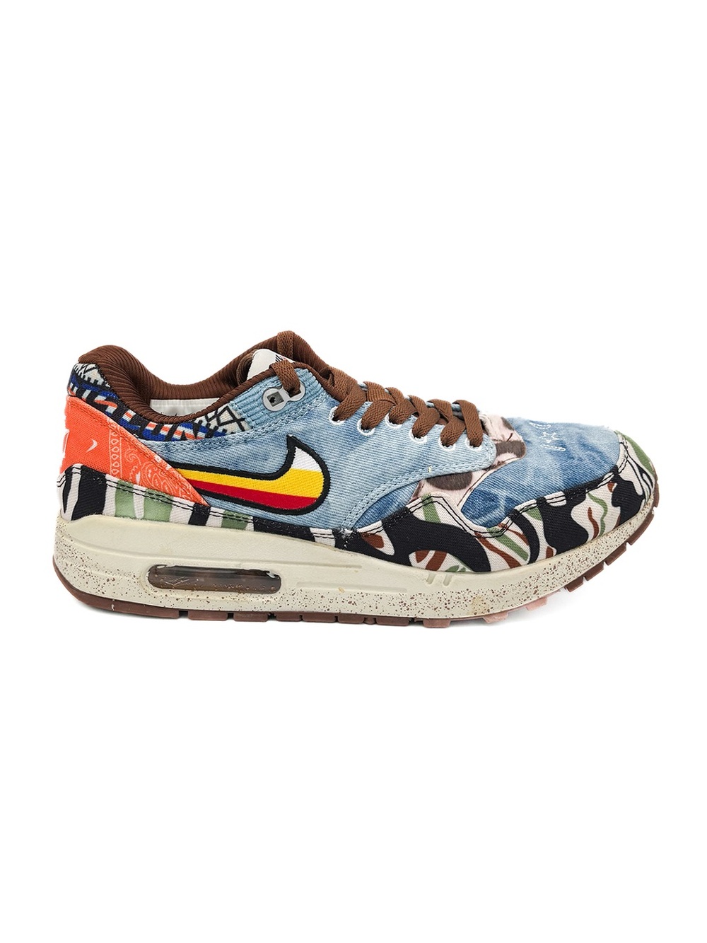 Nike x Concepts Air Max 1 Heavy DN1803-900 Denim Bandana Sneakers US 8
